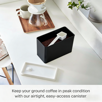 Airtight Coffee Storage Canister with Measuring Spoon