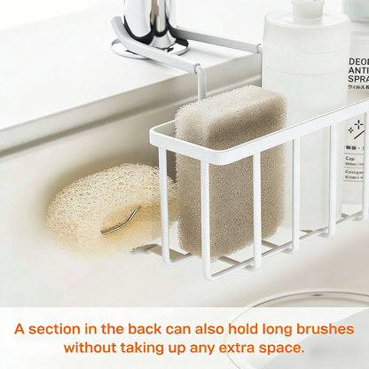 Faucet-Mounted Kitchen Sink Caddy