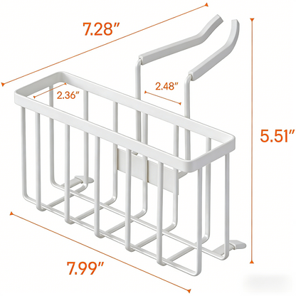 Faucet-Mounted Kitchen Sink Caddy
